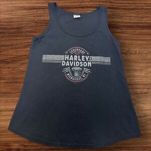 Harley-Davidson Tank‎ Top Legendary Milwaukee Graphic Sleeveless Women's M